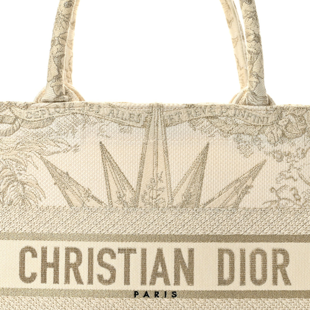 Medium Canvas Tote Bag - Red