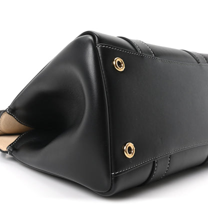 Calfskin Handbag - Black