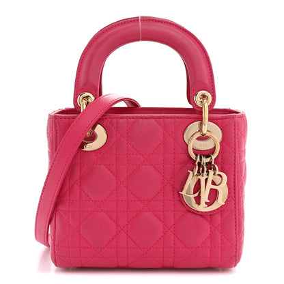 Mini Lambskin Handbag - Pink