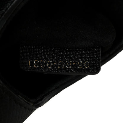 Mini Calfskin Handbag - Black