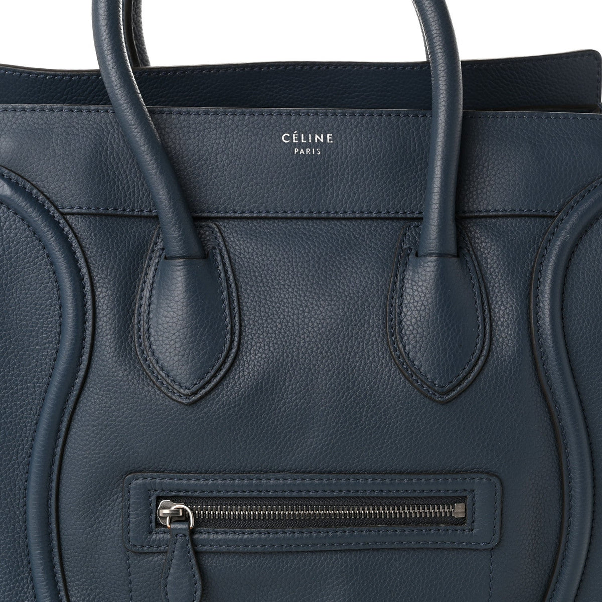 Mini Calfskin Travel Bag - Blue