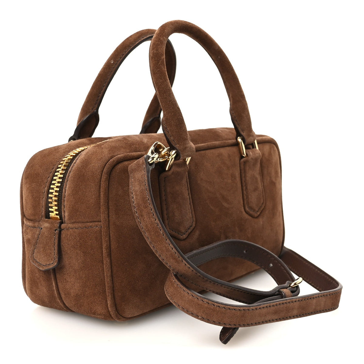 Suede Handbag
