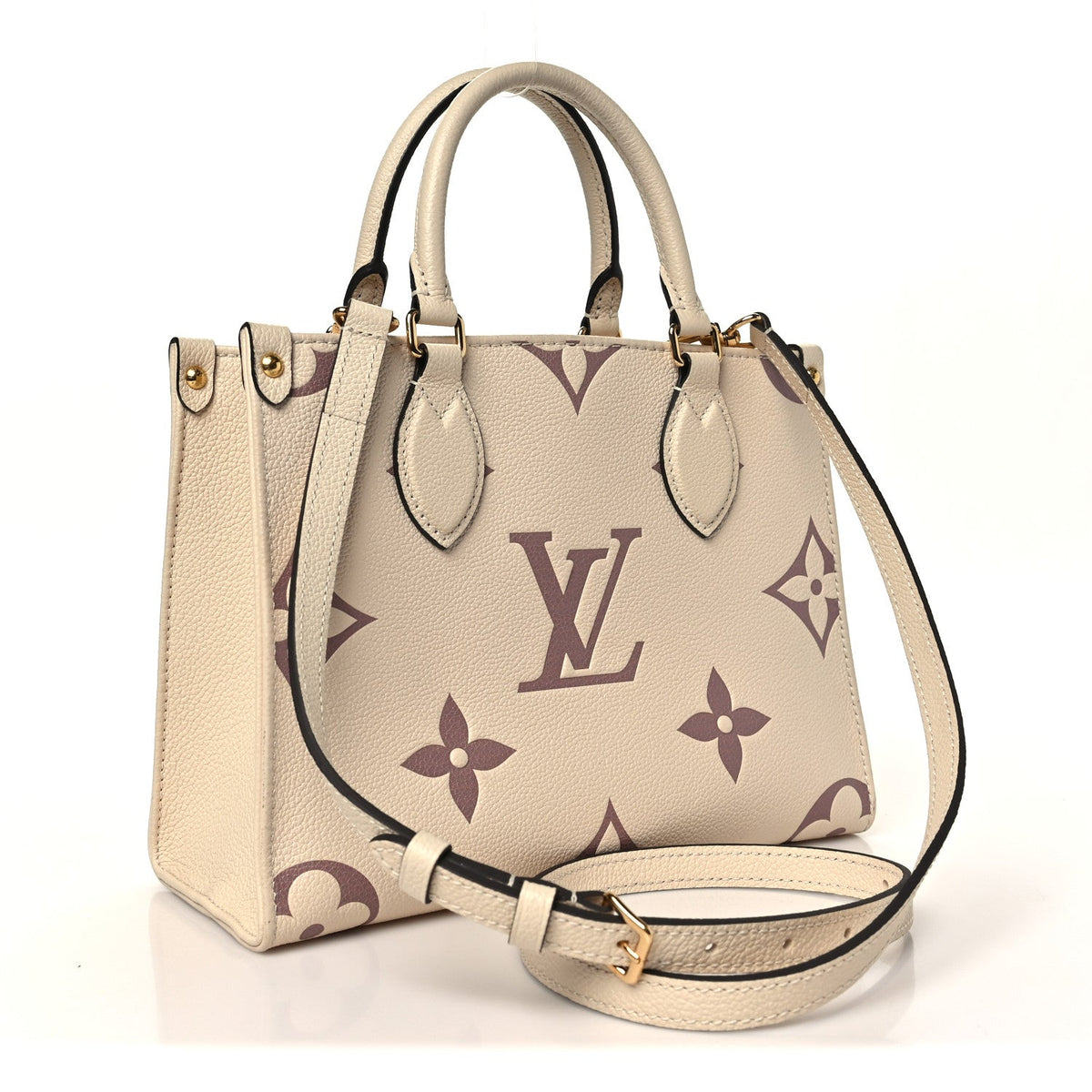 Empreinte Monogram Giant Onthego Pm Crem Handbag