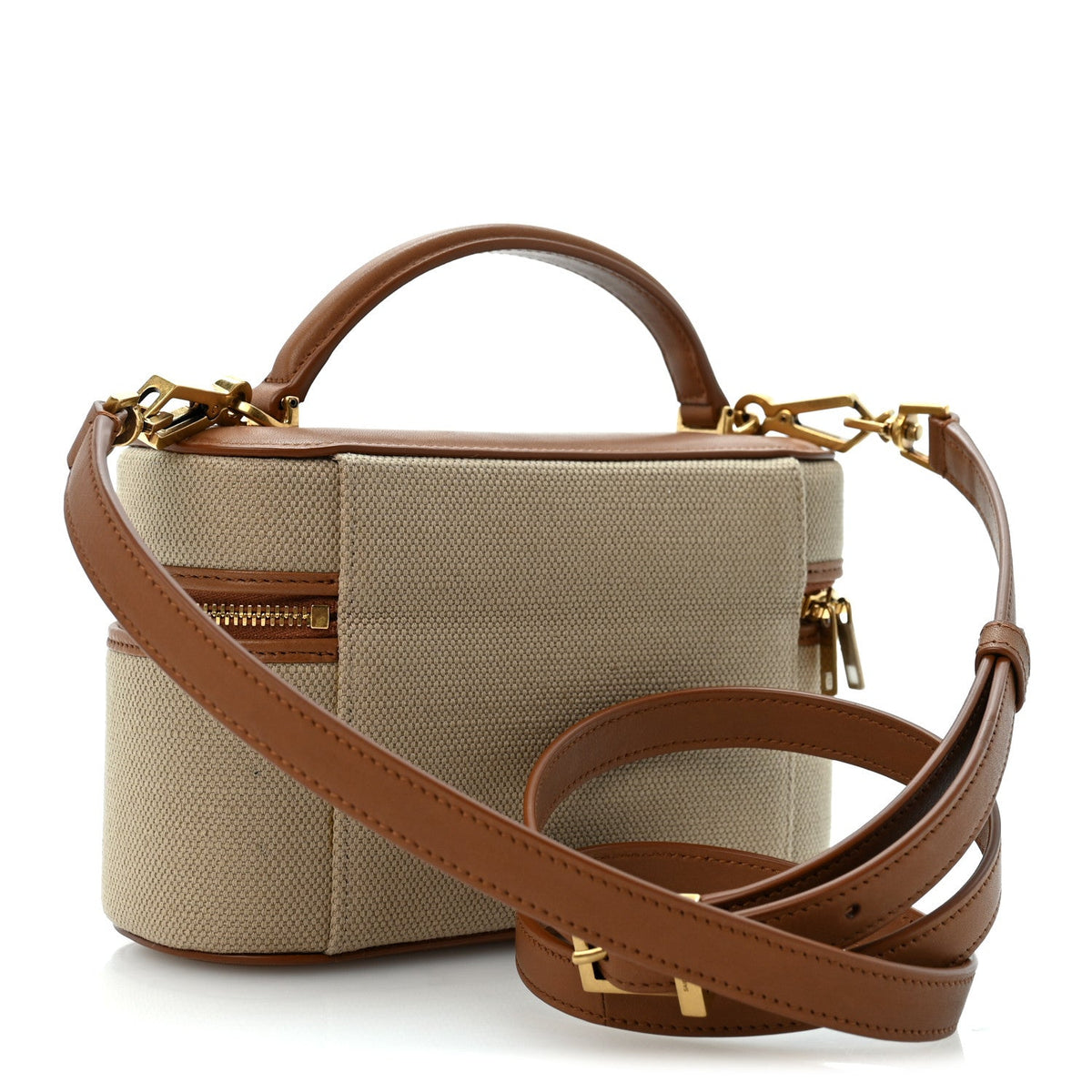 Mini Calfskin Canvas Handbag