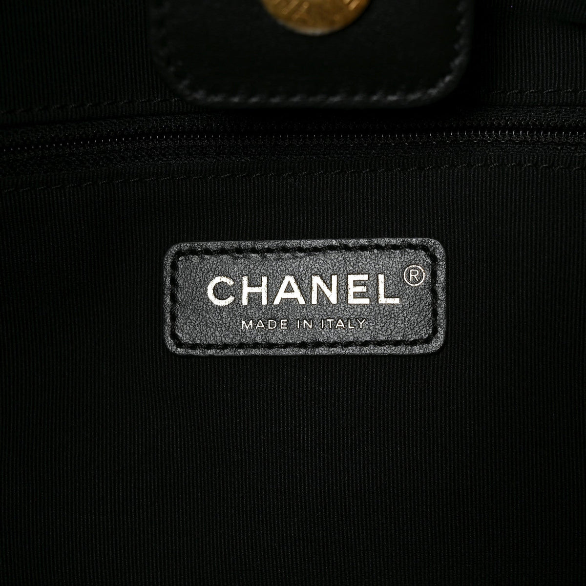 Quilted Nylon Tote Bag - Black