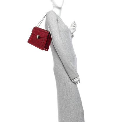 Calfskin Shoulder Bag - Red