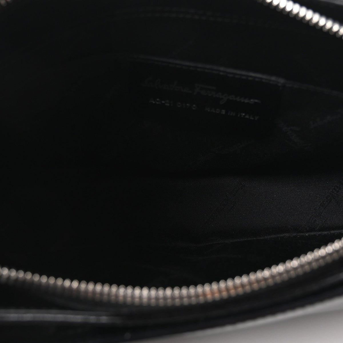 Calfskin Hobo Bag - Black