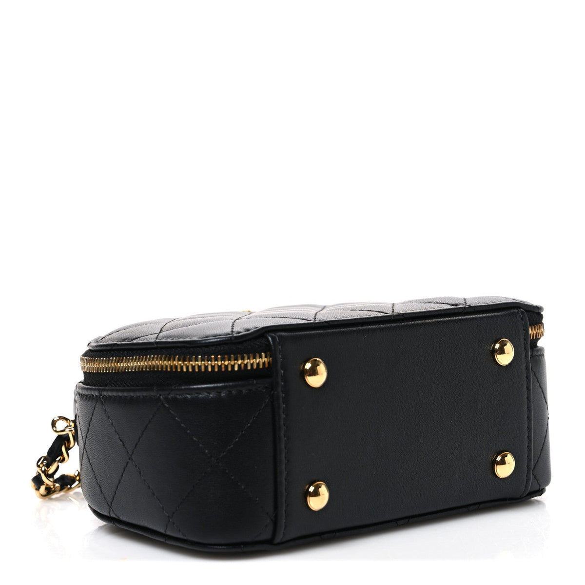 Quilted Lambskin Handbag - Black