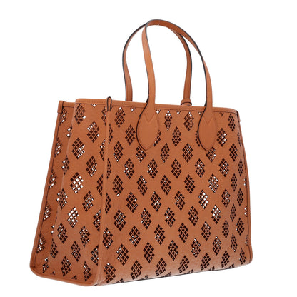 Medium Calfskin Tote Bag - Brown