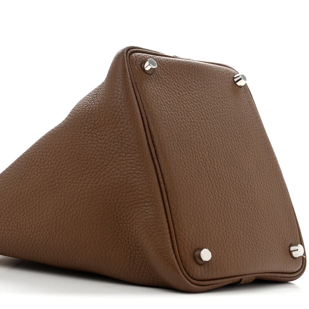 Taurillon Clemence Swift Eclat Picotin L Handbag