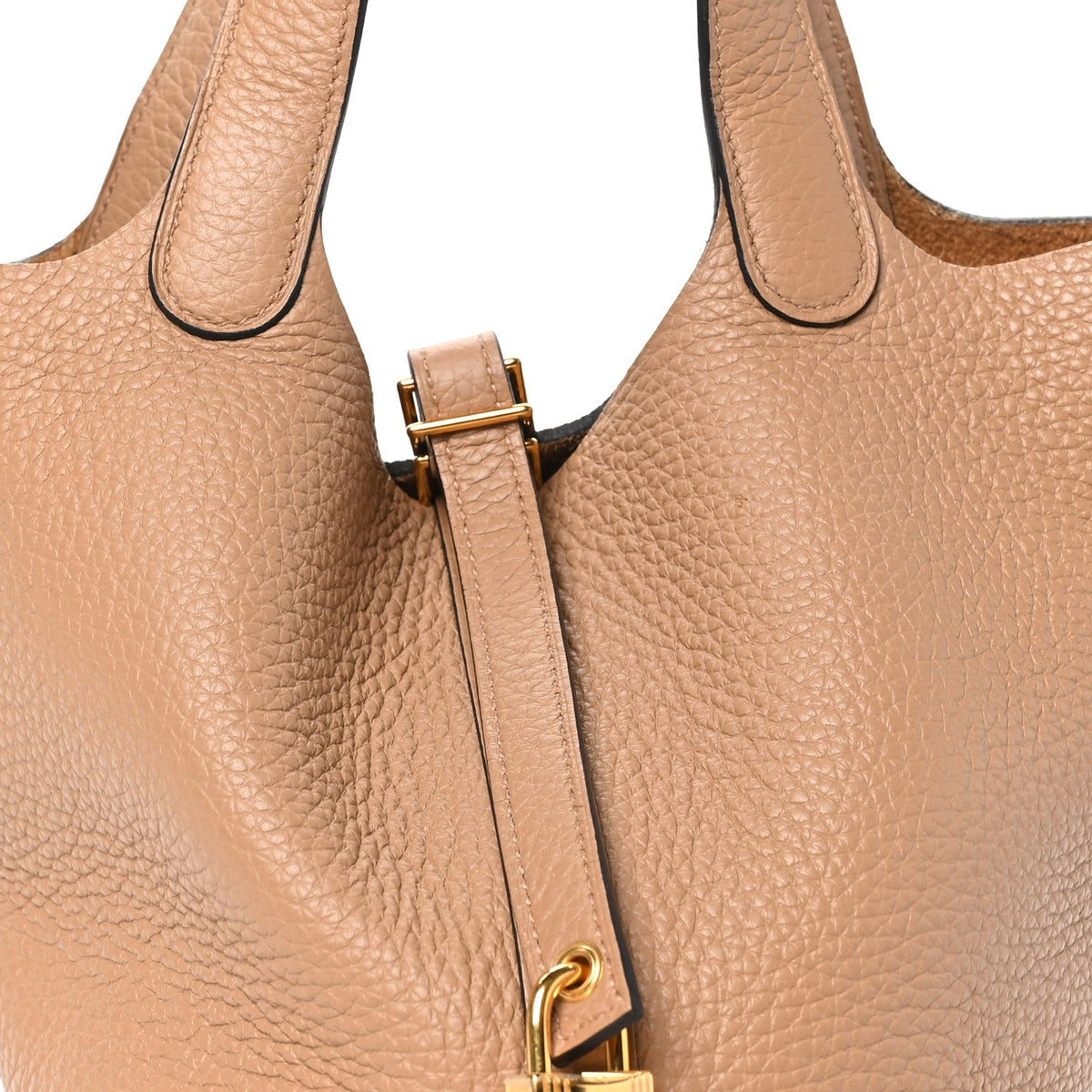 Taurillon Clemence Picotin Lock 18 Pm Ch Handbag