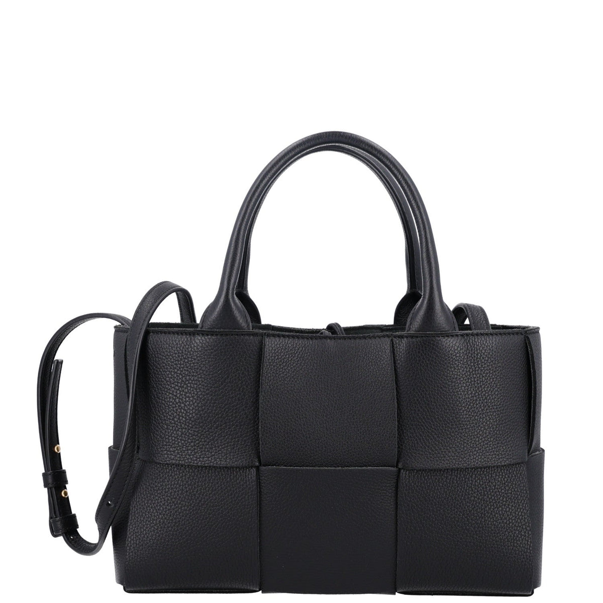 Mini Calfskin Tote Bag - Black
