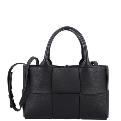 Mini Calfskin Tote Bag - Black