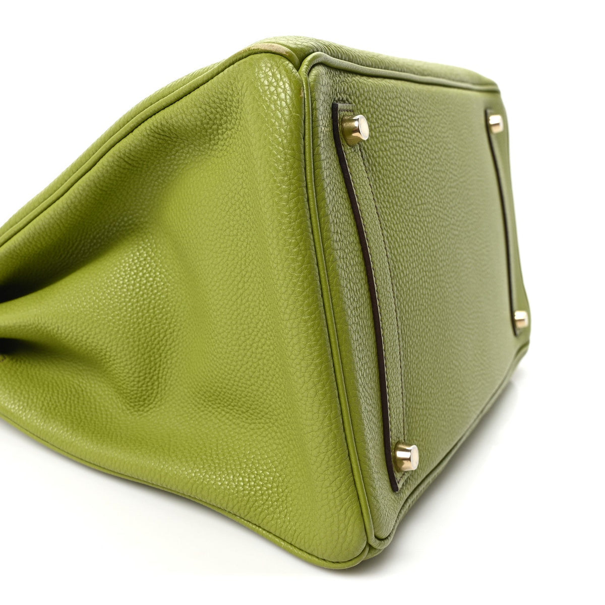 Togo Birkin 35 Vert Anis Handbag