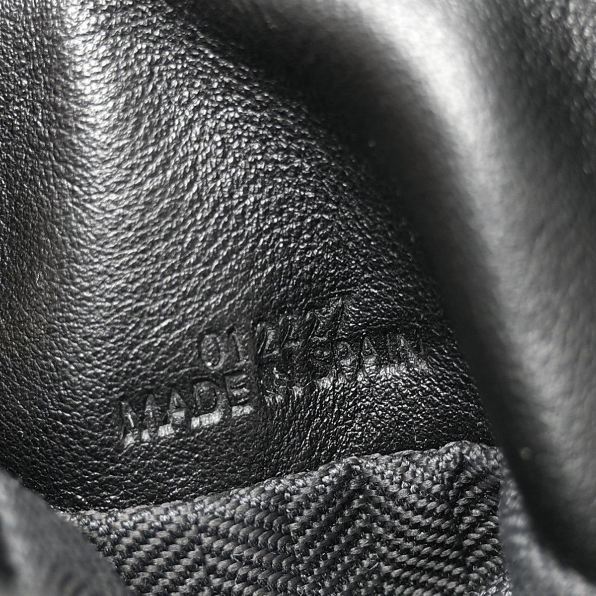 Lambskin Nappa Clutch Bag - Black