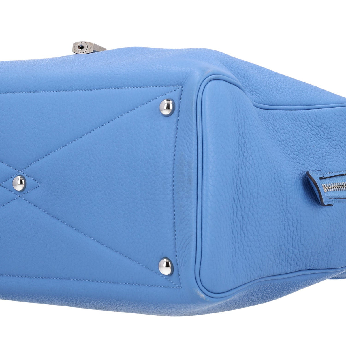 Taurillon Clemence Victoria Ii 35 Bleu P Handbag