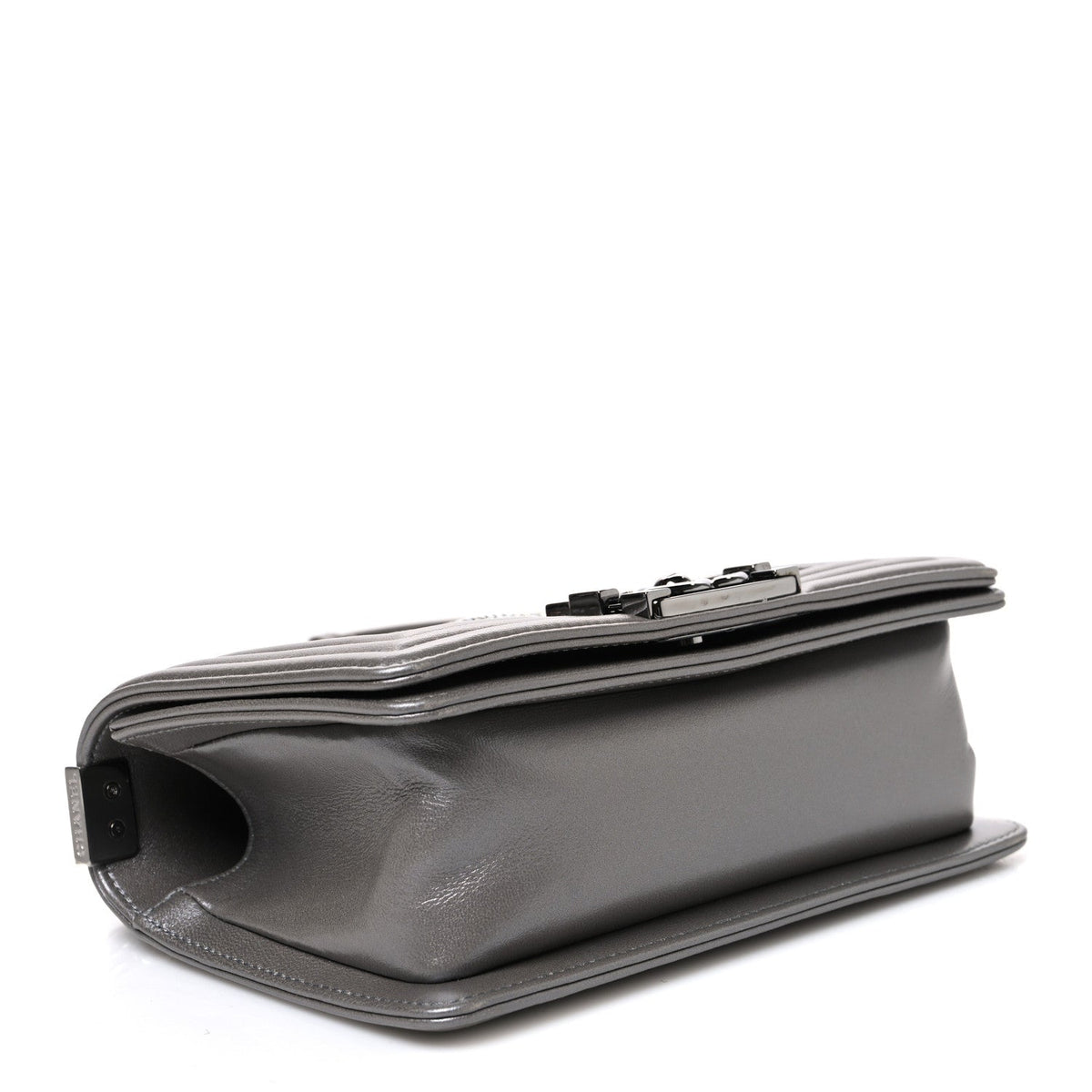 Small Flap Shoulder Bag - Gray
