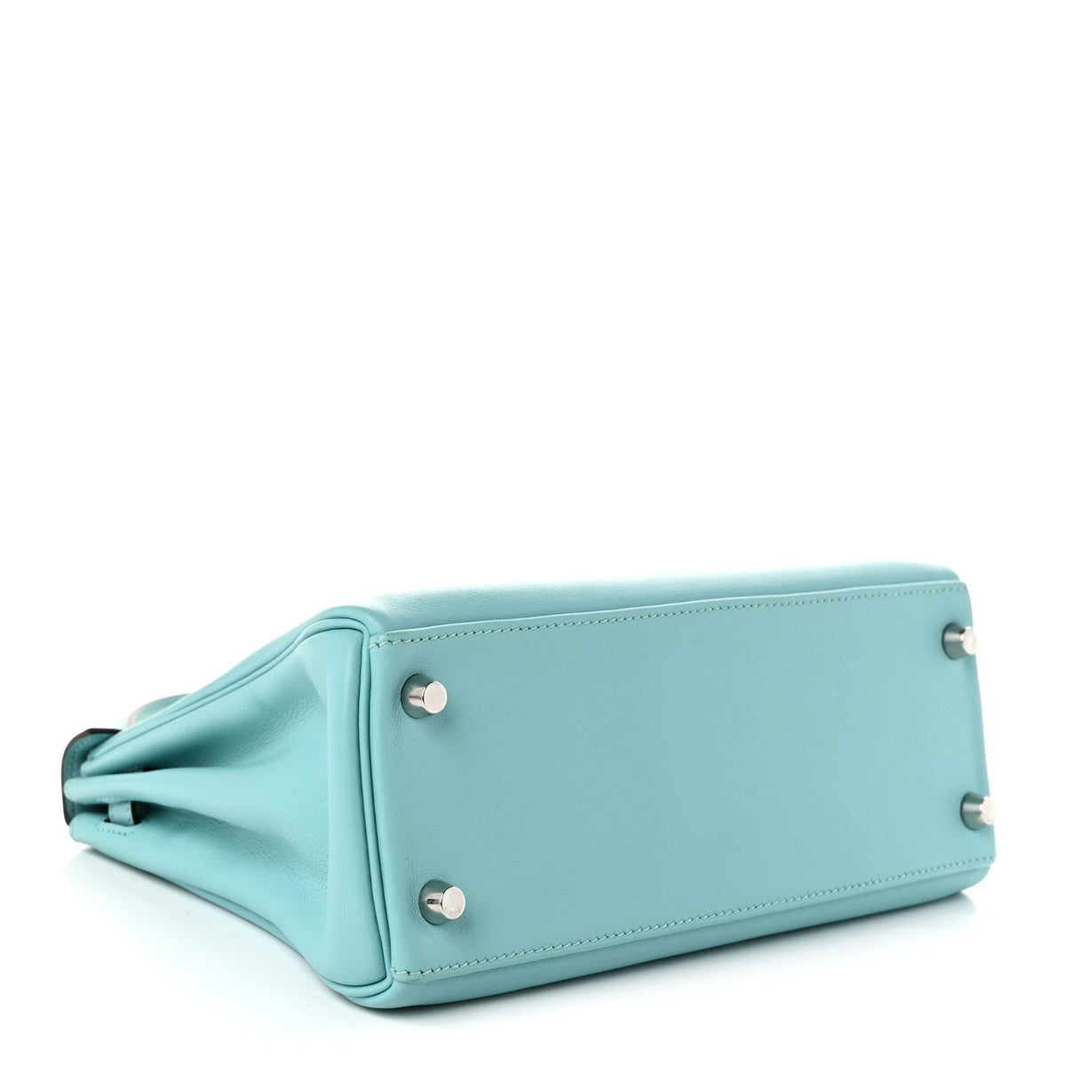 Swift Kelly Retourne 25 Bleu Atoll Handbag