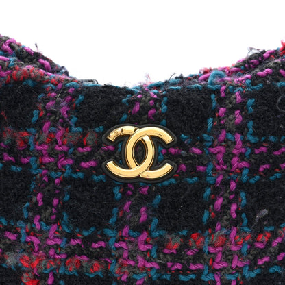 Quilted Hobo Bag - Purple