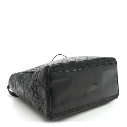 Medium Lambskin Handbag - Black