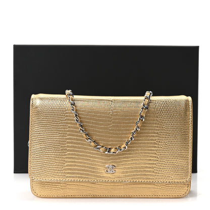 Calfskin Wallet Bag - Gold