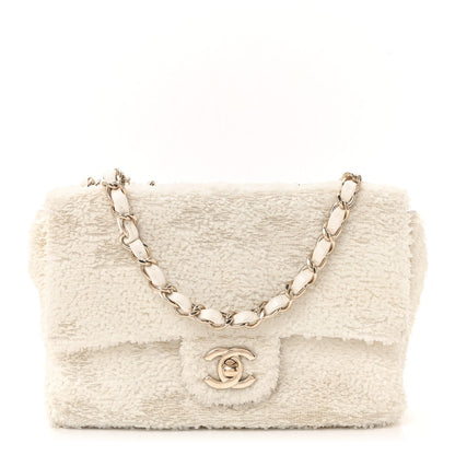 Small Flap Shoulder Bag - White