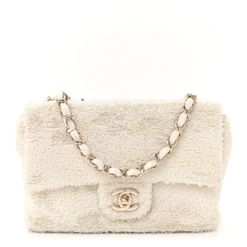Small Flap Shoulder Bag - White