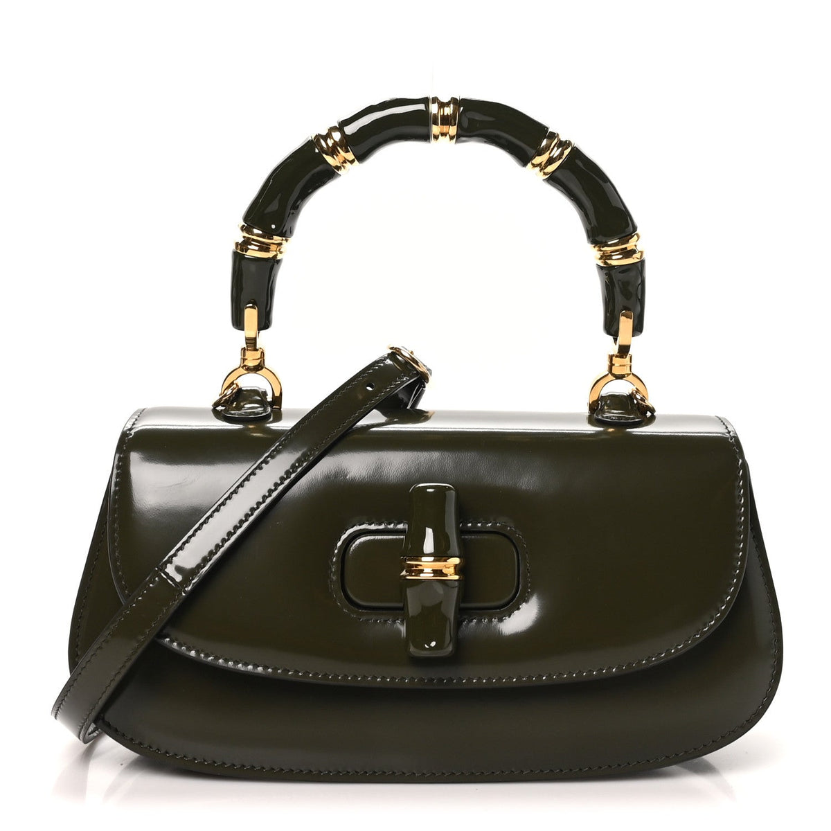 Medium Calfskin Handbag - Green