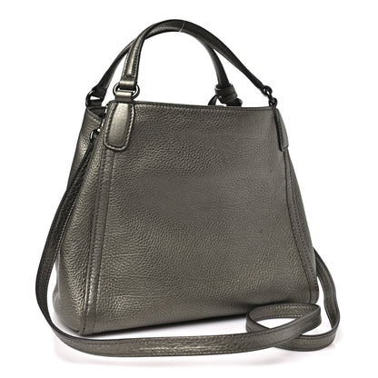 Small Calfskin Shoulder Bag - Gold