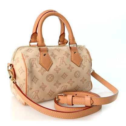 Monogram Origine Lin Speedy Bandouliere  Handbag