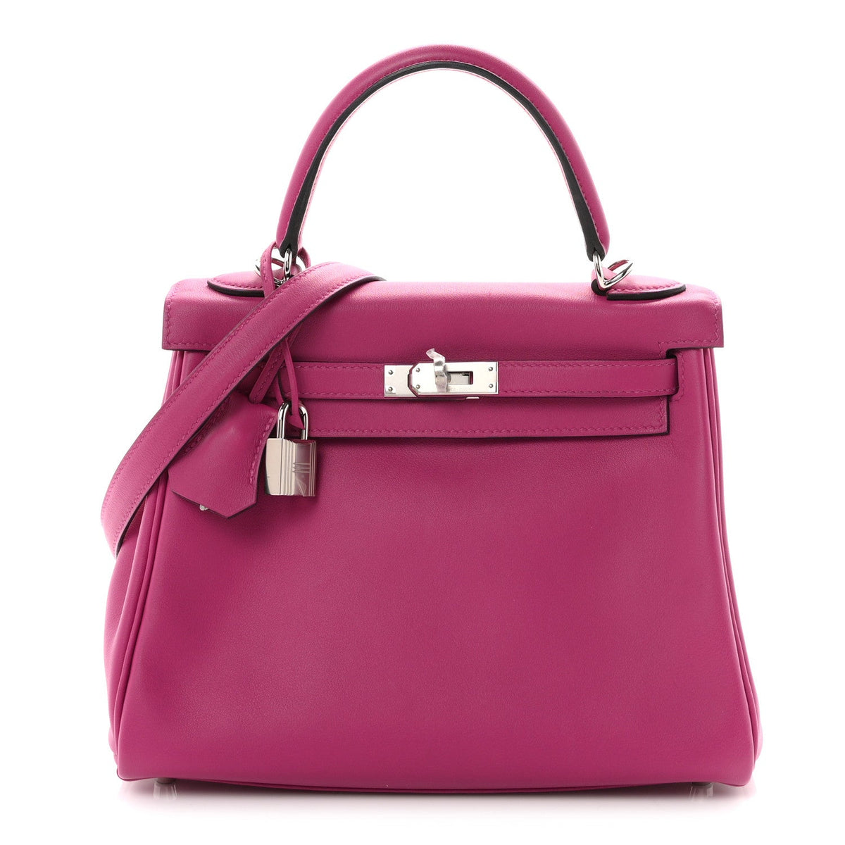 Swift Kelly Retourne 25 Rose Pourpre Handbag