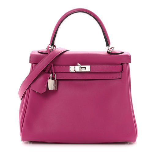Swift Kelly Retourne 25 Rose Pourpre Handbag