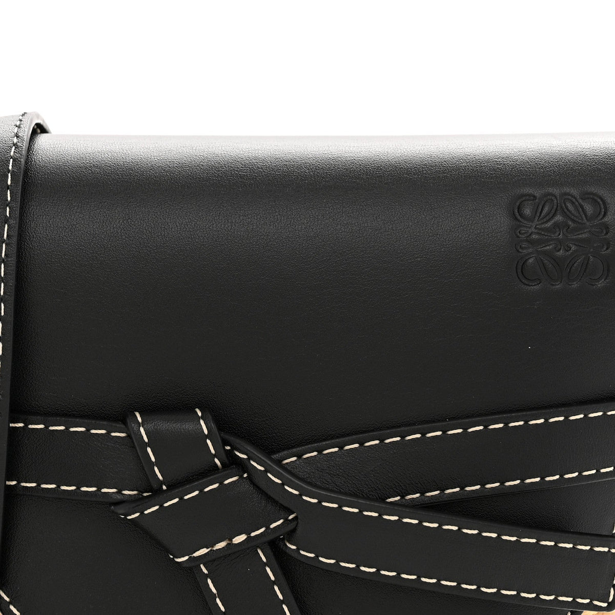 Mini Calfskin Crossbody Bag - Natural