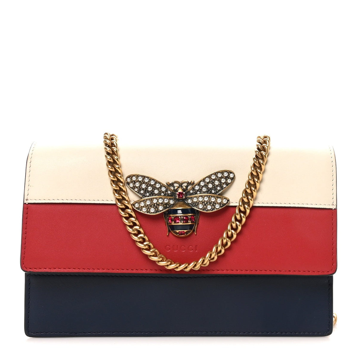 Calfskin Wallet Bag - Blue