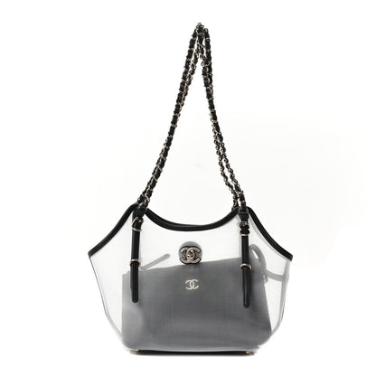 Small Calfskin Handbag - Black
