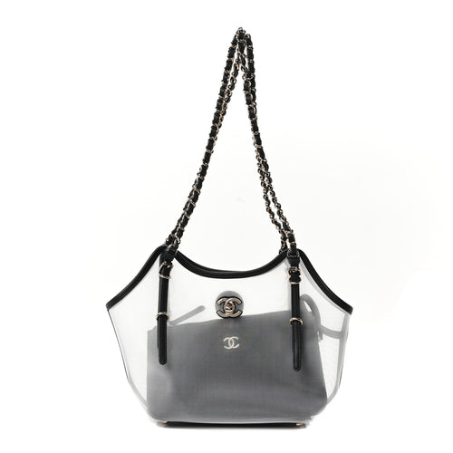 Small Calfskin Handbag - Black