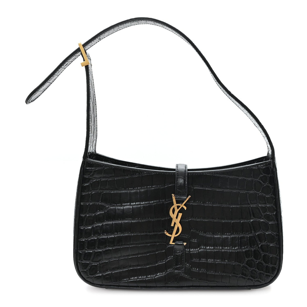 Calfskin Hobo Bag - Black