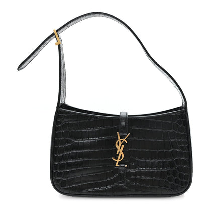 Calfskin Hobo Bag - Black