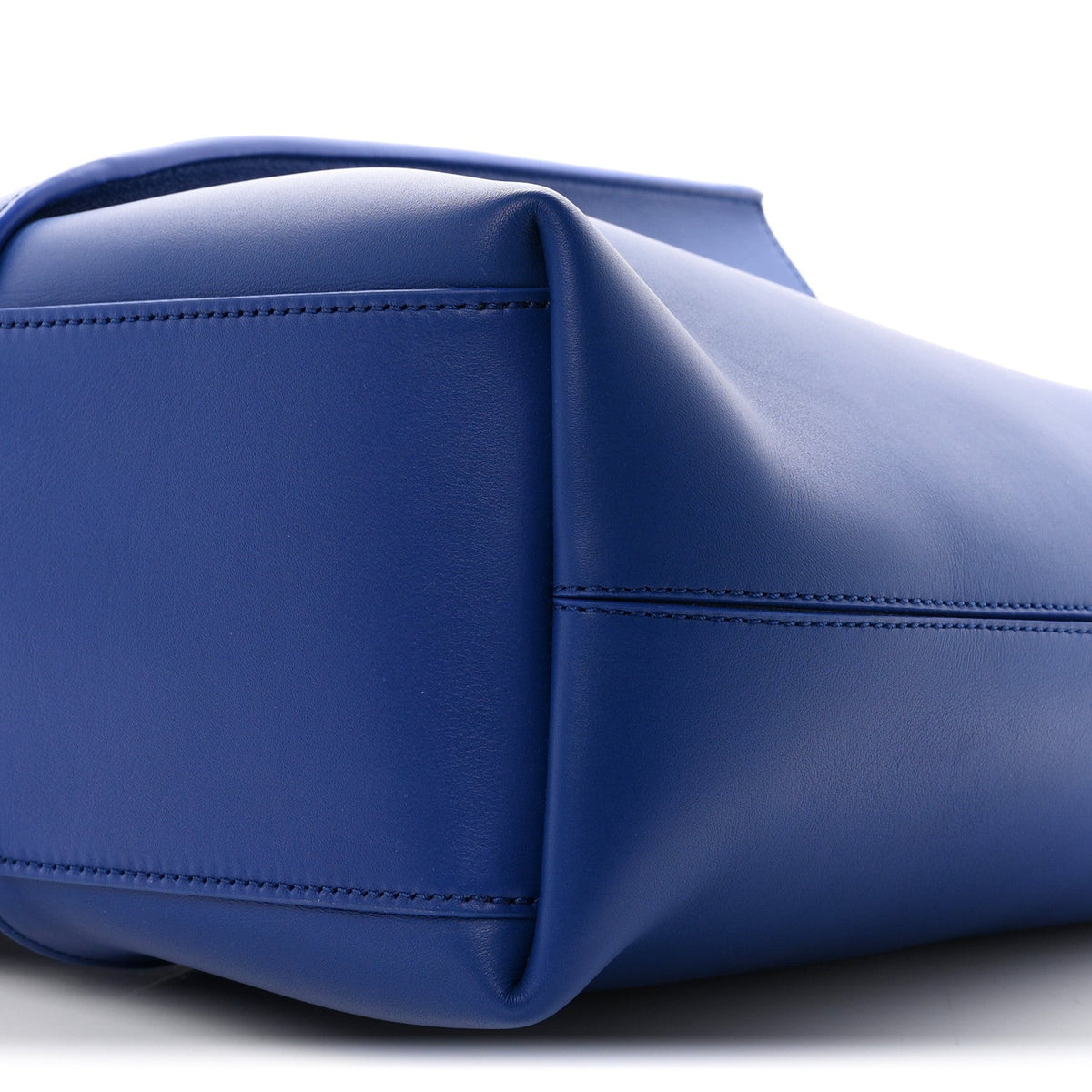 Medium Calfskin Bucket Bag - Blue