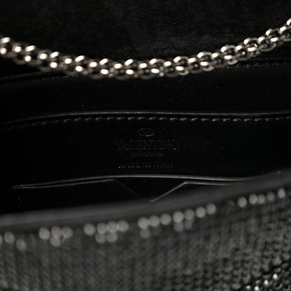 Small Suede Clutch Bag - Black
