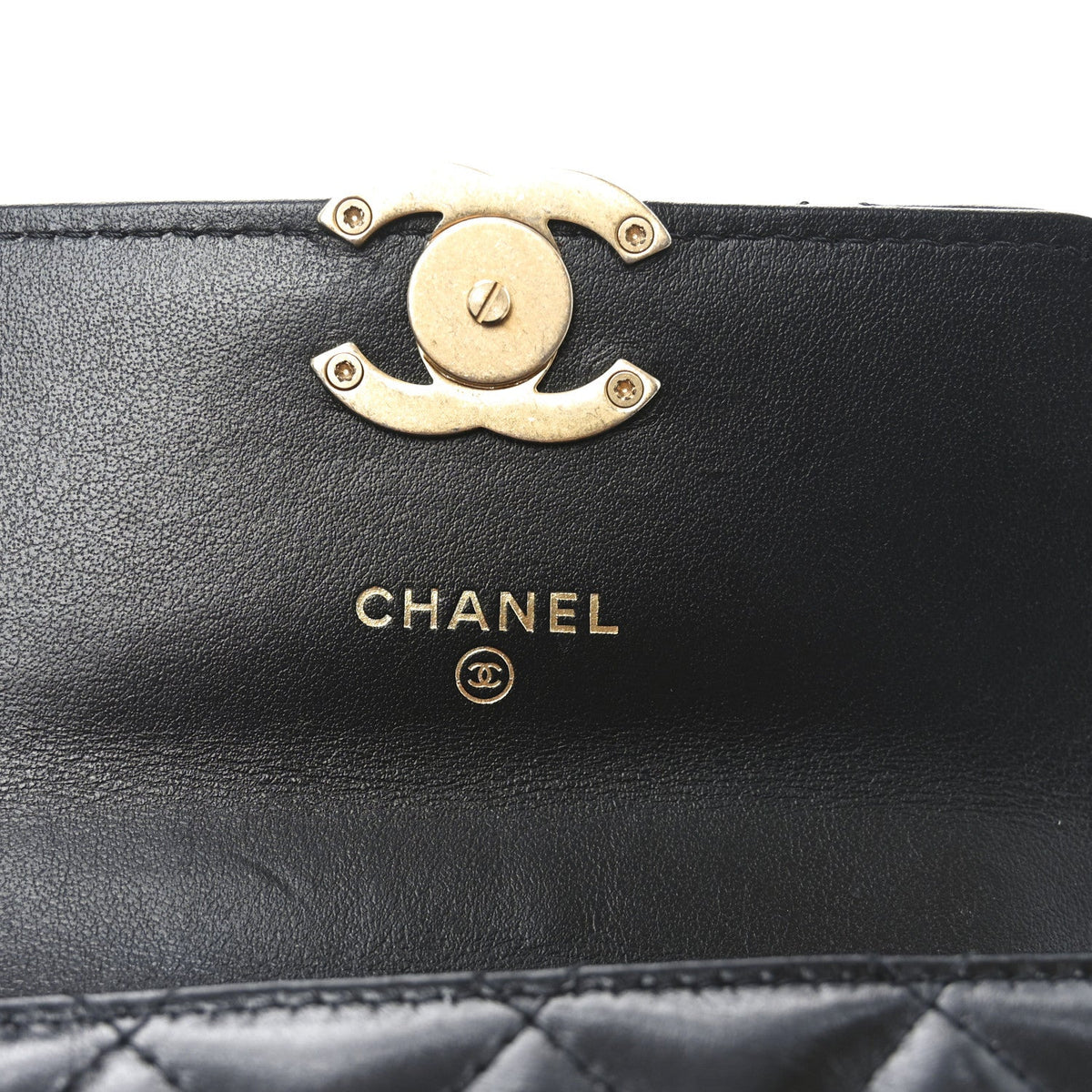 Quilted Calfskin Handbag - Black