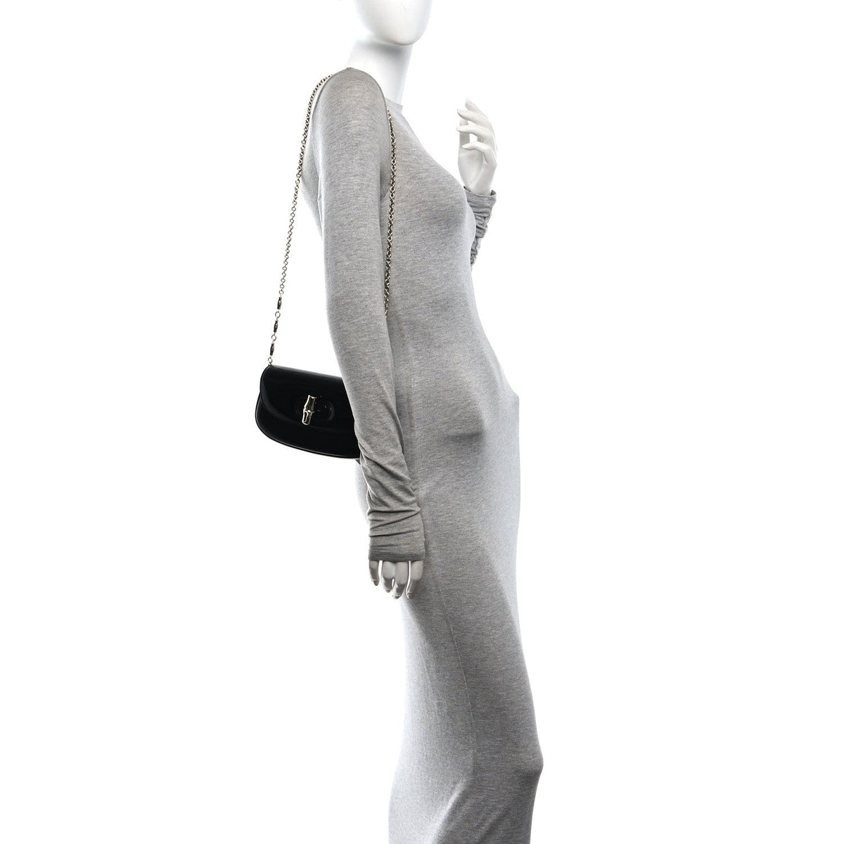 Small Calfskin Handbag - Black