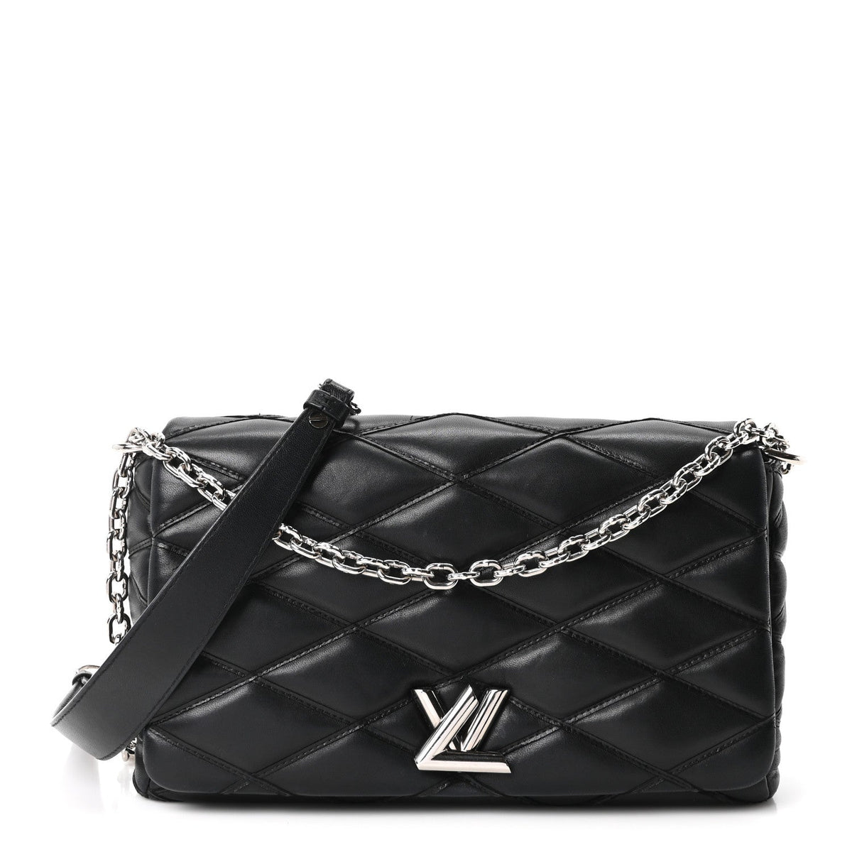 Lambskin Handbag - Black