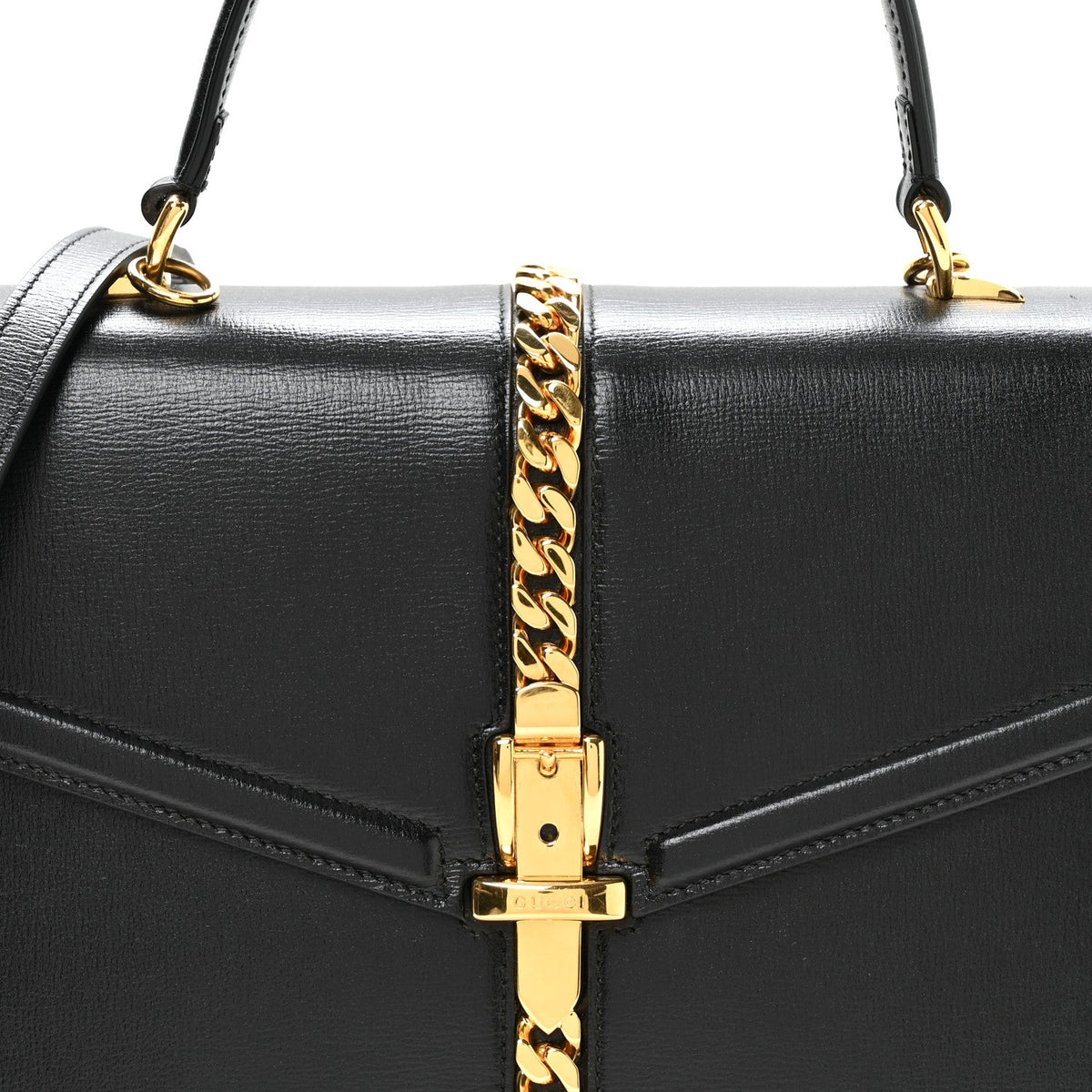 Small Calfskin Handbag - Black