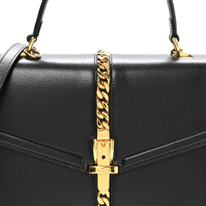 Small Calfskin Handbag - Black