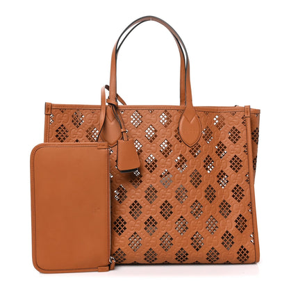 Medium Calfskin Tote Bag - Brown