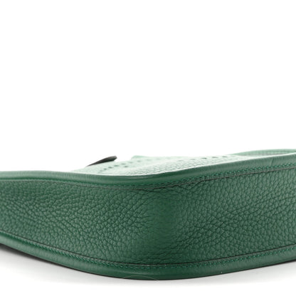Taurillon Clemence Evelyne Tpm Vert Vert Handbag