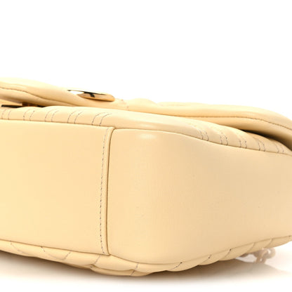 Medium Lambskin Shoulder Bag - Yellow
