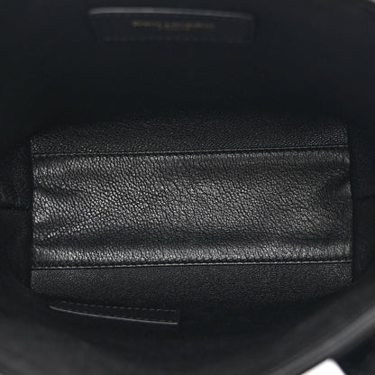Mini Calfskin Tote Bag - Black