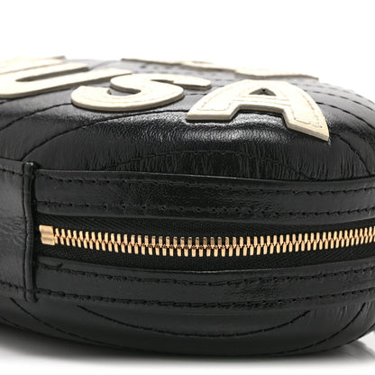 Quilted Lambskin Clutch Bag - Red
